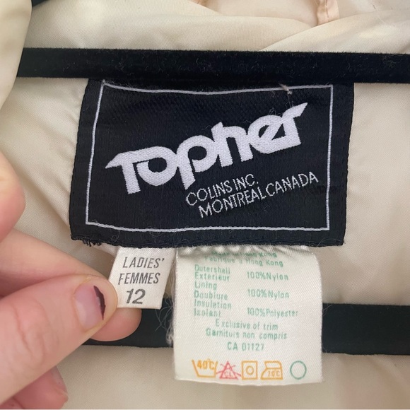 Vintage colour block Puffer - Picture 5 of 9